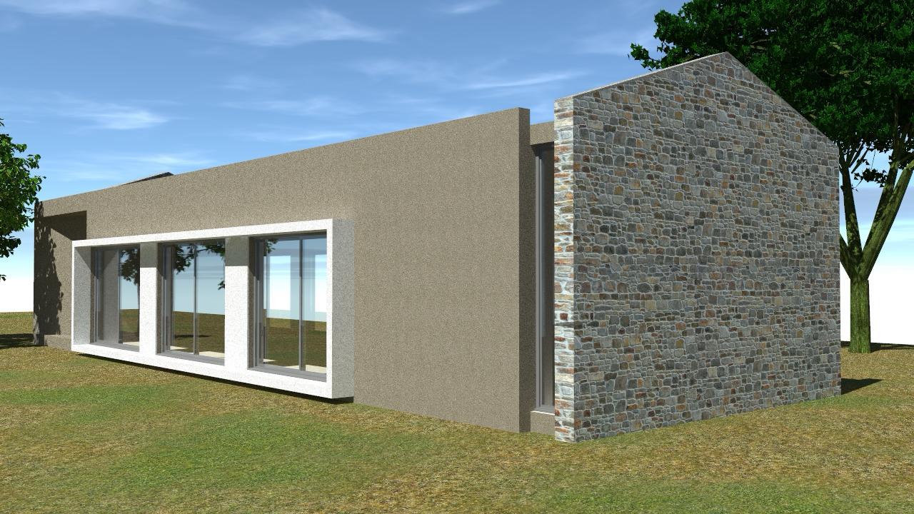 Reconstruction project rendering - view 1